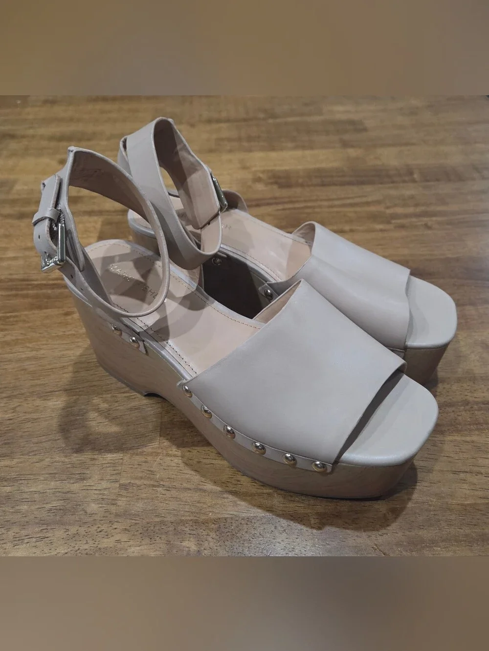 Marc Fisher Nude Platform Sandal